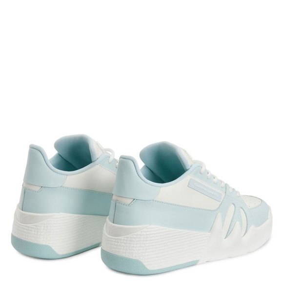 Giuseppe Zanotti Talon Light Blue/White Size 10 Men\'s Sneakers Shoes